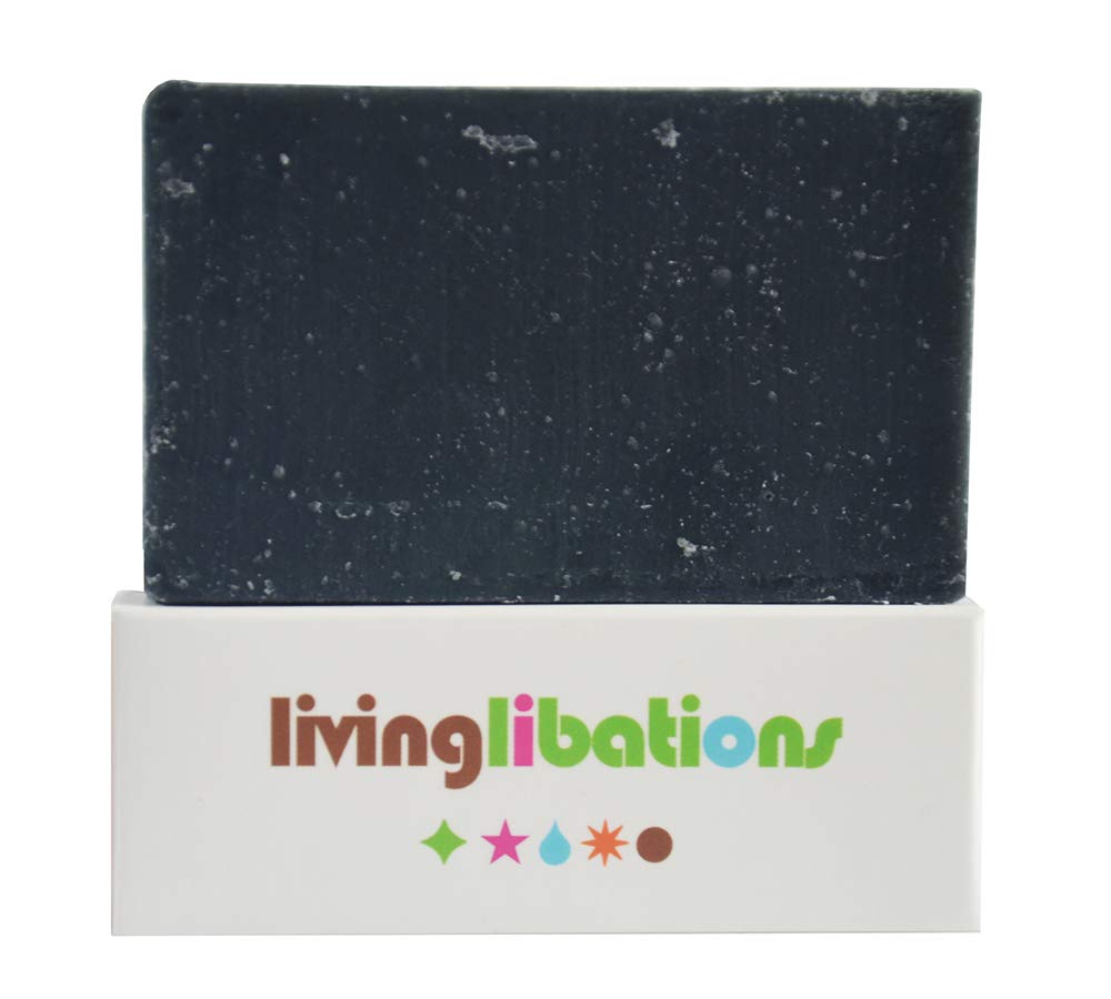 Living Libations - Natural Cleansing Activated Charcoal Soap Bar